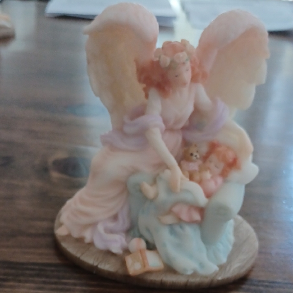 Seraphim Classics Angel and Child Figurine